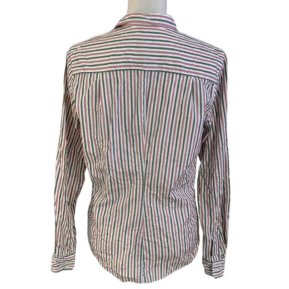 Frank & Eileen Size S Barry Button Front Up Shirt Stripes Striped Long Sleeves - Picture 2 of 6